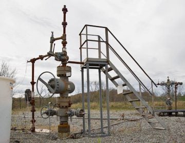 Natural gas wells in Springville Township, Pa. (Lindsay Lazarski/WHYY)
