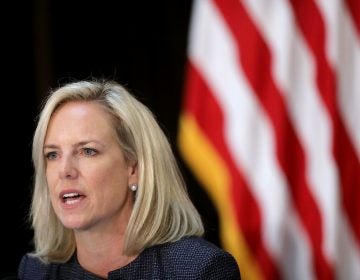 Homeland Security Secretary Kirstjen Nielsen said a proposed rule being submitted for public comment is designed to ensure that immigrants 