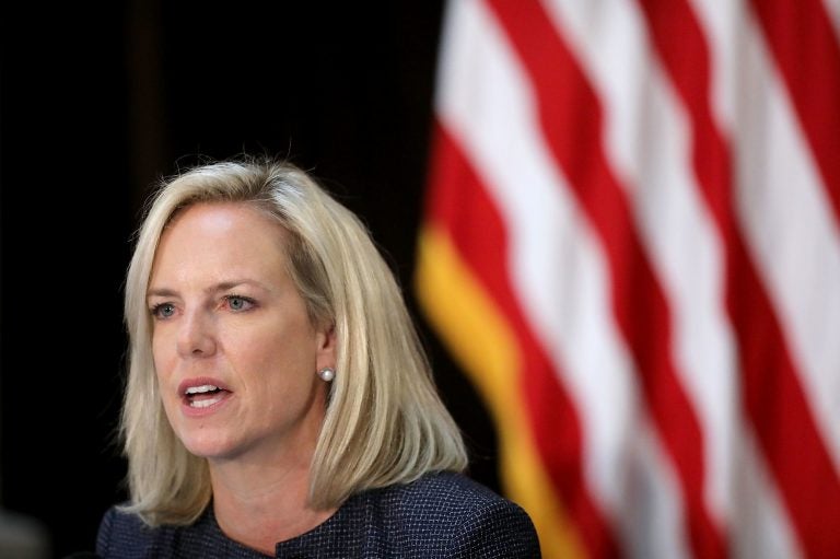 Homeland Security Secretary Kirstjen Nielsen said a proposed rule being submitted for public comment is designed to ensure that immigrants 