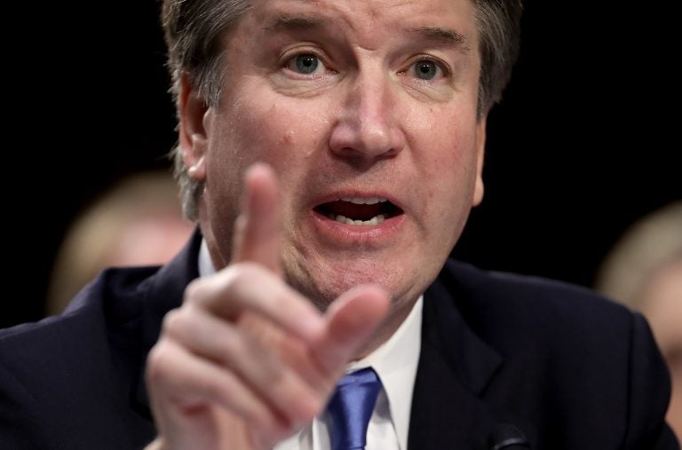 Supreme Court nominee Judge Brett Kavanaugh during the second day of his Supreme Court confirmation hearing on Capitol Hill. (Win McNamee/Getty Images)