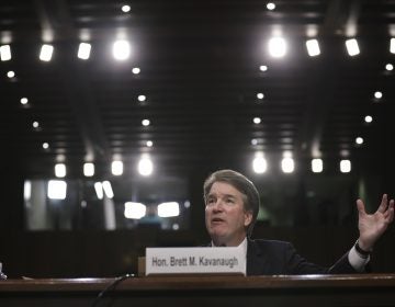 Supreme Court nominee Brett Kavanaugh testifies before the Senate Judiciary Committee last month.
(Drew Angerer/Getty Images)