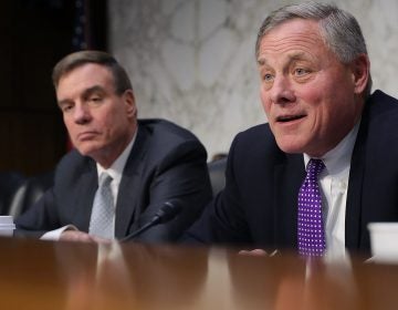 Senate Intelligence Committee Ranking Member Sen. Mark Warner, D-Va., (left) and Chairman Richard Burr, R-N.C. want answers from top leaders of Big Tech. (Chip Somodevilla/Getty Images)