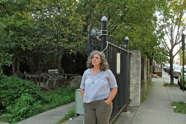 Julia Tackett says the developer of 706-724 Latona St. and nearby residents quickly came to an impasse over the best way to develop the lots. (Emma Lee/WHYY)