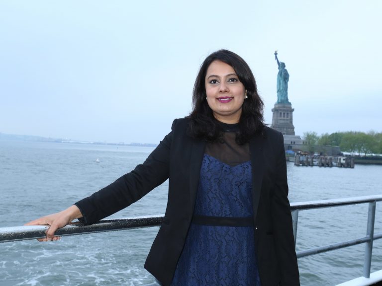 V journalist Neha Mahajan could lose her work permit if the Trump administration ends a special program for the spouses of H-1B guest workers.
Gunjesh Desai/Courtesy of Neha Mahajan
