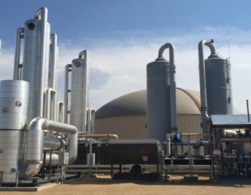 RNG Energy's Heartland biofuel/anaerobic digester in Colorado, similar to the plant proposed for a PES refinery site. (Photo courtesy of RNG Energy)