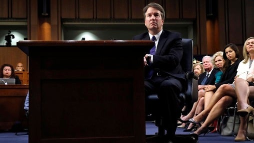 Polls show that opposition to Supreme Court nominee Brett Kavanaugh has galvanized Republicans--at least temporarily. (Jacquelyn Martin/AP Photo)