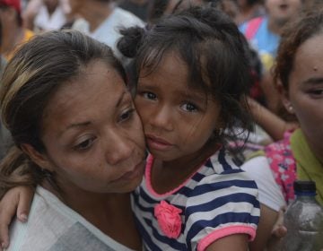 Thousands of migrants attempted to cross the border from Guatemala into Mexico this week. Many of the migrants have reportedly returned to their home countries of Honduras and Guatemala. (Oliver de Ros/AP)