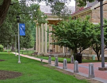 Browne Hall on the quad at Cheyney University