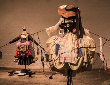 Suzanne Bocanegra's elaborate ballet costumes are part of her exhibit 