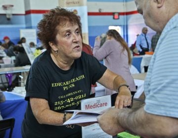 File photo: Marilyn Burston is a benefits specialist, who helps seniors find an appropriate Medicare plan. (Kimberly Paynter/WHYY)