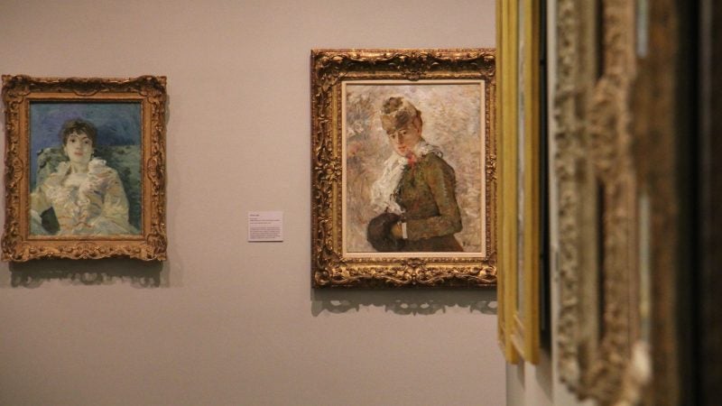 In a series of fashion paintings, Morisot depicts the 