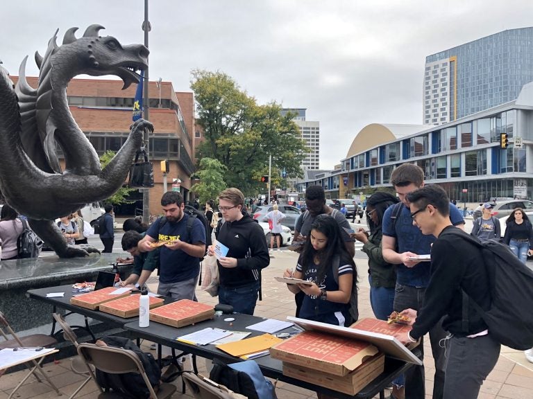 NextGen Pennsylvania holds a voter registration drive on the Drexel Campus. (NextGen Pennsylvania)