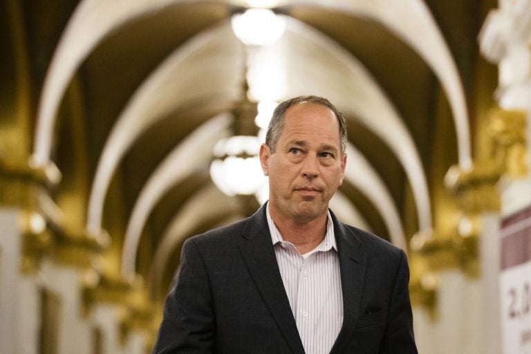 Senate President Pro Tempore Joe Scarnati, (R-Jefferson), walks through the Pennsylvania Capitol. (Matt Rourke/AP Photo)