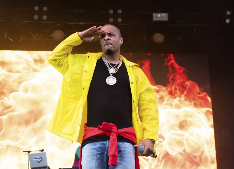 T.I. performs on stage at ONE Musicfest on Sunday, Sept. 9, 2018, in Atlanta. (Photo by Paul R. Giunta/Invision/AP)