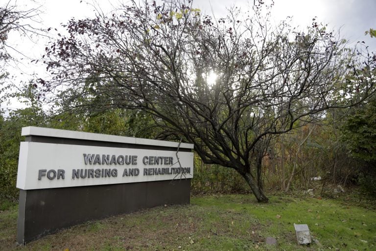 A general look of the marquee outside of the Wanaque Center For Nursing And Rehabilitation, where New Jersey state Health Department confirmed the 18 cases of adenovirus, Tuesday, Oct. 23, 2018, in Haskell, N.J. (Julio Cortez/AP Photo)