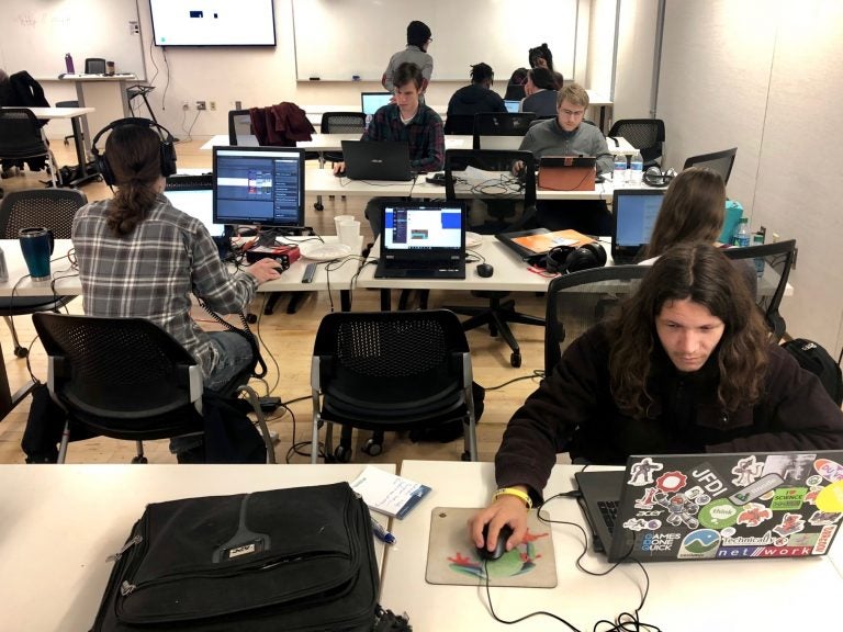 Over the weekend, the Anti-Defamation League invited Philadelphia area game developers to their second annual ADL National Game Jam. (Darryl Murphy for WHYY)