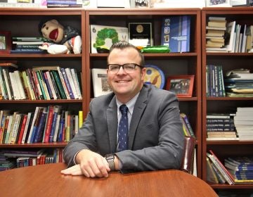 Michael Farrell, principal of Penn Alexander School, has been working to bring a chapter of the national Gay Lesbian and Straight Education Network organization to Philadelphia. (Emma Lee/WHYY)