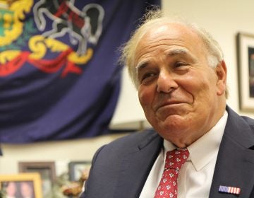 Former Pennsylvania Gov. Ed Rendell says he is incorporating a nonprofit called Safehouse that will solicit private funding to support a space where those struggling with opioid addiction can use illegal drugs under the watch of medical professionals. (Kimberly Paynter/WHYY)