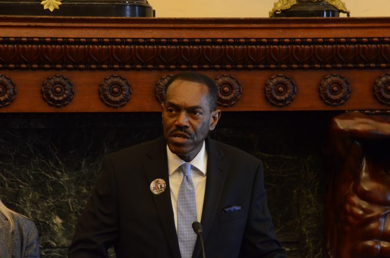 Philadelphia NAACP President Rodney Muhammad (Tom MacDonald, WHYY)