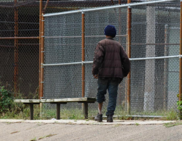 A man walks in North Philadelphia on Friday (Abdul Sulayman/The Philadelphia Tribune)