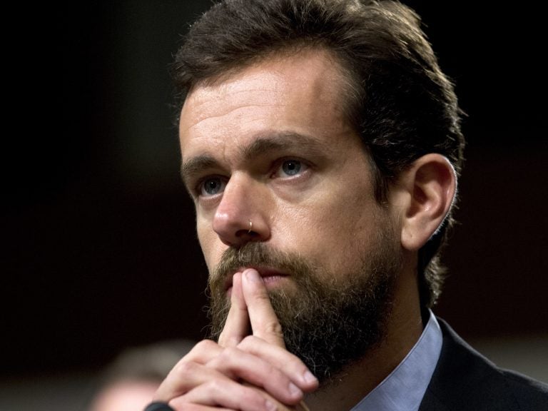 Twitter CEO Jack Dorsey testifies before the Senate Intelligence Committee hearing on 'Foreign Influence Operations and Their Use of Social Media Platforms' on Capitol Hill, Wednesday, Sept. 5, 2018, in Washington. (Jose Luis Magana/AP)
