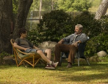 Based on the memoirs of a young man suffering from addiction and his worried father, the film stars Timothée Chalamet (left) as Nic Sheff and Steve Carell as David Sheff. (Francois Duhamel/Amazon Studios)