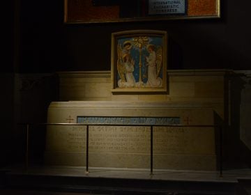 The Shrine of Mother Katherine Drexel at her home in Center City (Tom MacDonald/WHYY)