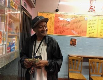 George Walker works in West Philadelphia and eats regularly at a range of Chinese takeout places in the neighborhood.  (Nina Feldman/WHYY)