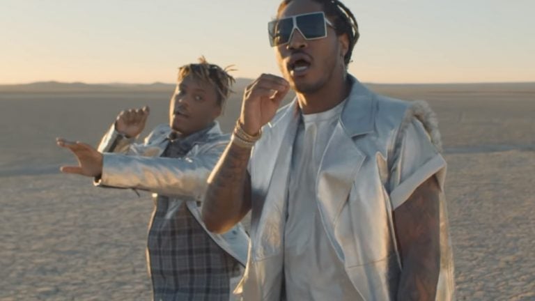 Future (right) and Juice WRLD blur the lines between celebration and social critique in three videos. Future (right) and Juice WRLD blur the lines between celebration and social critique in three videos. (YouTube)