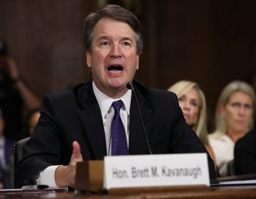 Judge Brett Kavanaugh testifies to the Senate Judiciary Committee during his Supreme Court confirmation hearing on Capitol Hill on Sept. 27. The Senate is taking a final vote on his nomination on Saturday. (Getty Images)