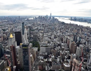 A view of New York City from the Empire State Building on Tuesday. The city just had its first weekend without a single shooting in at least 25 years. (Theo Wargo/Getty Images)