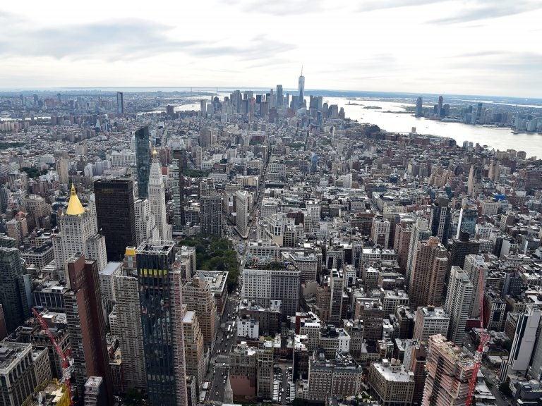 A view of New York City from the Empire State Building on Tuesday. The city just had its first weekend without a single shooting in at least 25 years. (Theo Wargo/Getty Images)