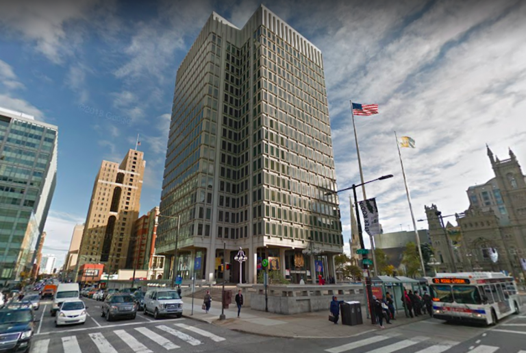 The Municipal Services Building in Philadelphia (Google Maps)