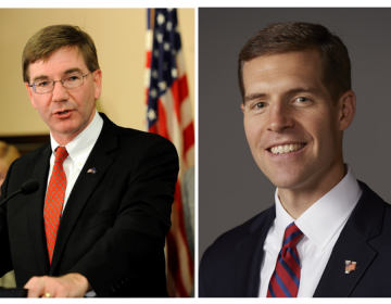 Republican U.S. Rep. Keith Rothfus (left) has served Pennsylvania's 12th Congressional District for three terms. Democratic U.S. Rep. Conor Lamb has represented the 18th District since April 2018. (Don Wright/AP, Conor Lamb for Congress)