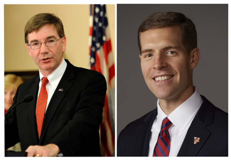 Republican U.S. Rep. Keith Rothfus (left) has served Pennsylvania's 12th Congressional District for three terms. Democratic U.S. Rep. Conor Lamb has represented the 18th District since April 2018. (Don Wright/AP, Conor Lamb for Congress)