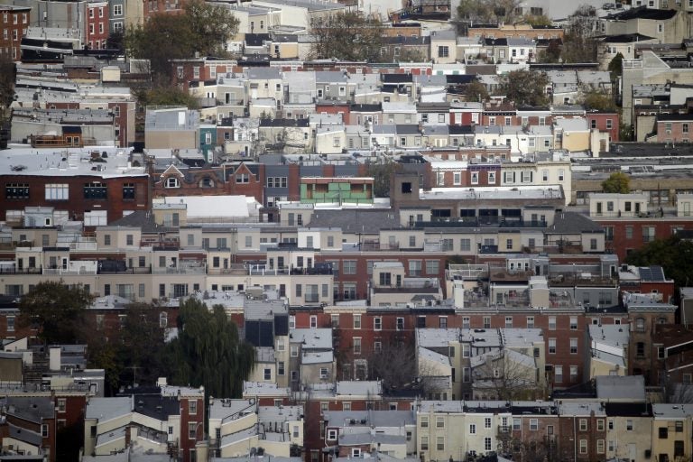 Philly rowhouses