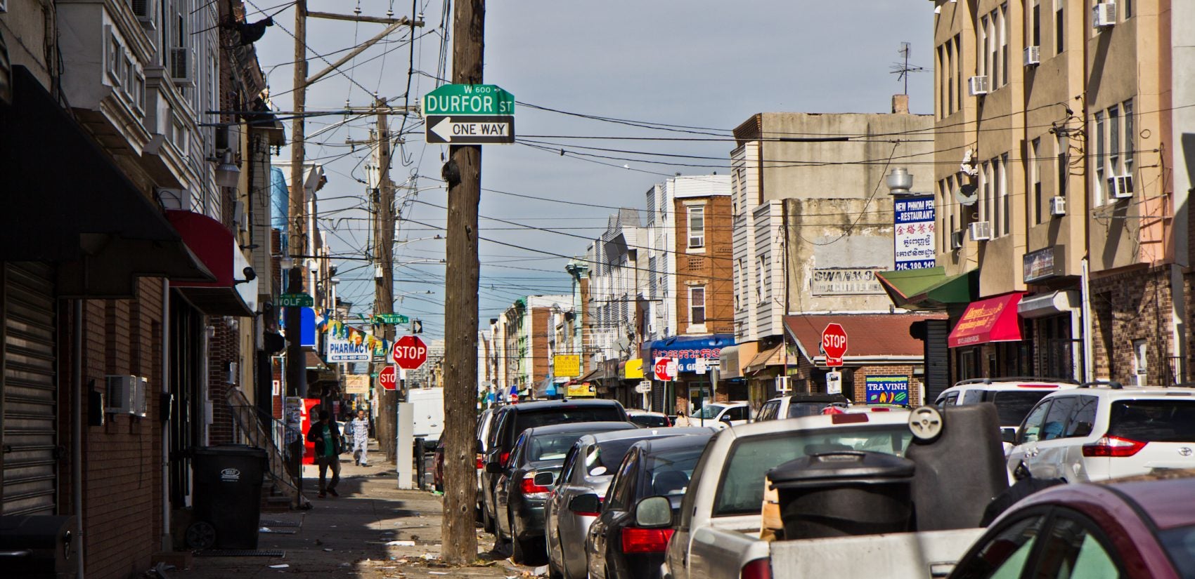 The South 7th Street commercial corridor. (Kimberly Paynter/WHYY)