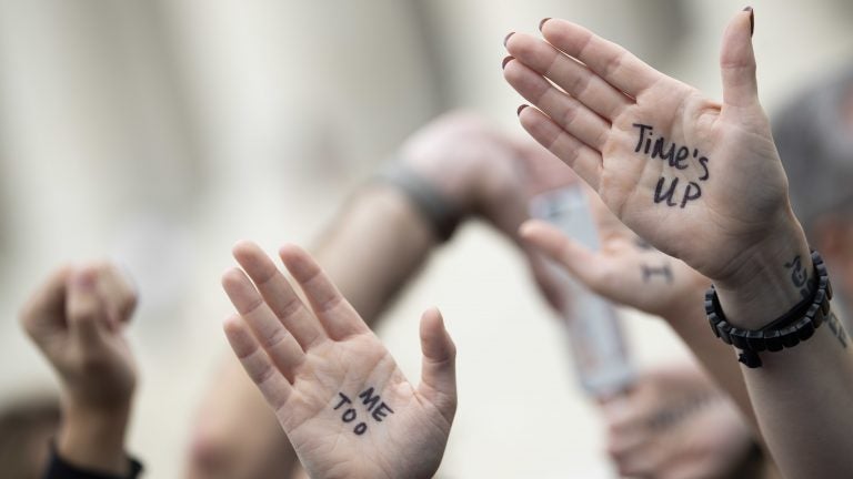 Throughout the Senate confirmation period, protesters have rallied against Supreme Court nominee Brett Kavanaugh on Capitol Hill in Washington, D.C. Christine Blasey Ford and others have alleged that Kavanaugh sexually assaulted them decades ago. (Drew Angerer/Getty Images)