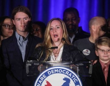 State Treasurer-elect Colleen Davis had her driving license suspended for the fourth time during the campaign against incumbent Ken Simpler. (Saquan Stimpson for WHYY)