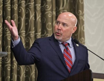 U.S. Rep Tom MacArthur, a Republican, is running for re-election in New Jersey's 3rd District. (Emma Lee/WHYY)