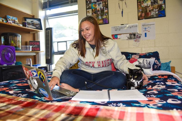 Lock Haven University will launch a pilot pet-friendly program in January when the spring semester begins. (Courtesy of Lock Haven University)