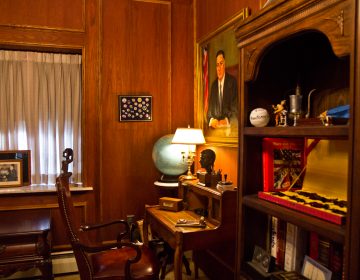 An office at the home of former Philadelphia Mayor Frank Rizzo. (Kimberly Paynter/WHYY)
