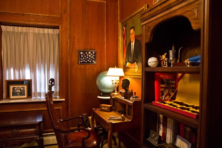 An office at the home of former Philadelphia Mayor Frank Rizzo. (Kimberly Paynter/WHYY)