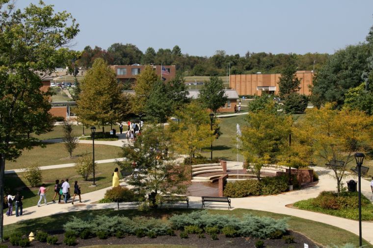 An aerial view of the Cheyney University campus. (Courtesy of Cheyney University)