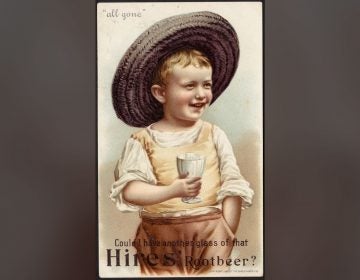 Collectible trade cards were part of the advertising that catapulted Hires root beer to national prominence. (Boston Public Library)