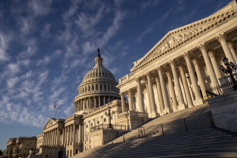 The Capitol is seen on the morning after Election Day as Democrats took back the House with a surge of fresh new candidates and an outpouring of voter enthusiasm ending eight years of Republican control, in Washington, Wednesday, Nov. 7, 2018. (J. Scott Applewhite/AP Photo)