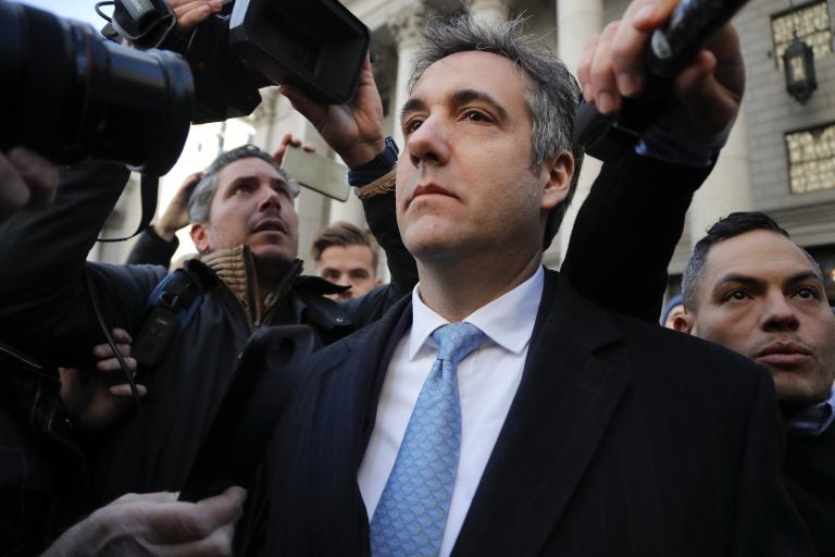 Michael Cohen walks out of federal court, Thursday, Nov. 29, 2018, in New York. (Julie Jacobson/AP Photo)