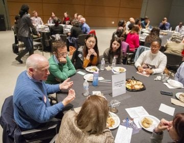A diverse group of Philadelphians from many parts of the city came together at WHYY to discuss a range of social issues. (Jonathan Wilson for WHYY)