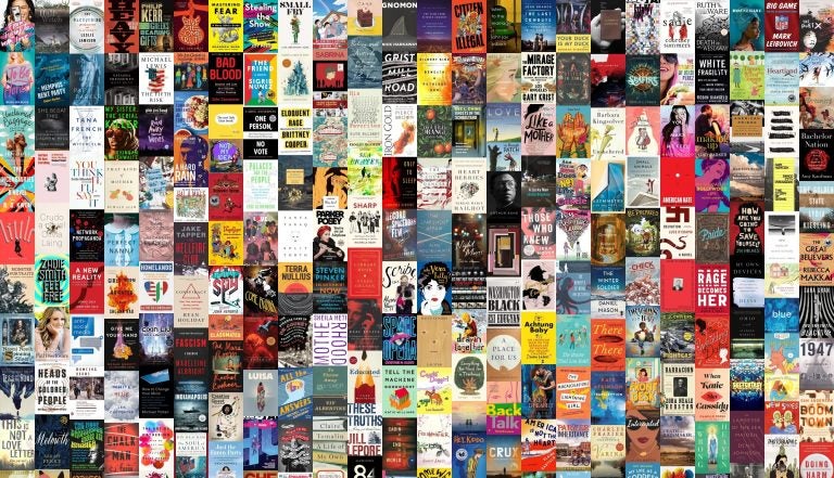 A composite of book covers from the 2018 Book Concierge.