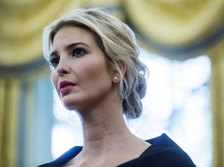 Ivanka Trump at the White House on Oct. 9, 2018.